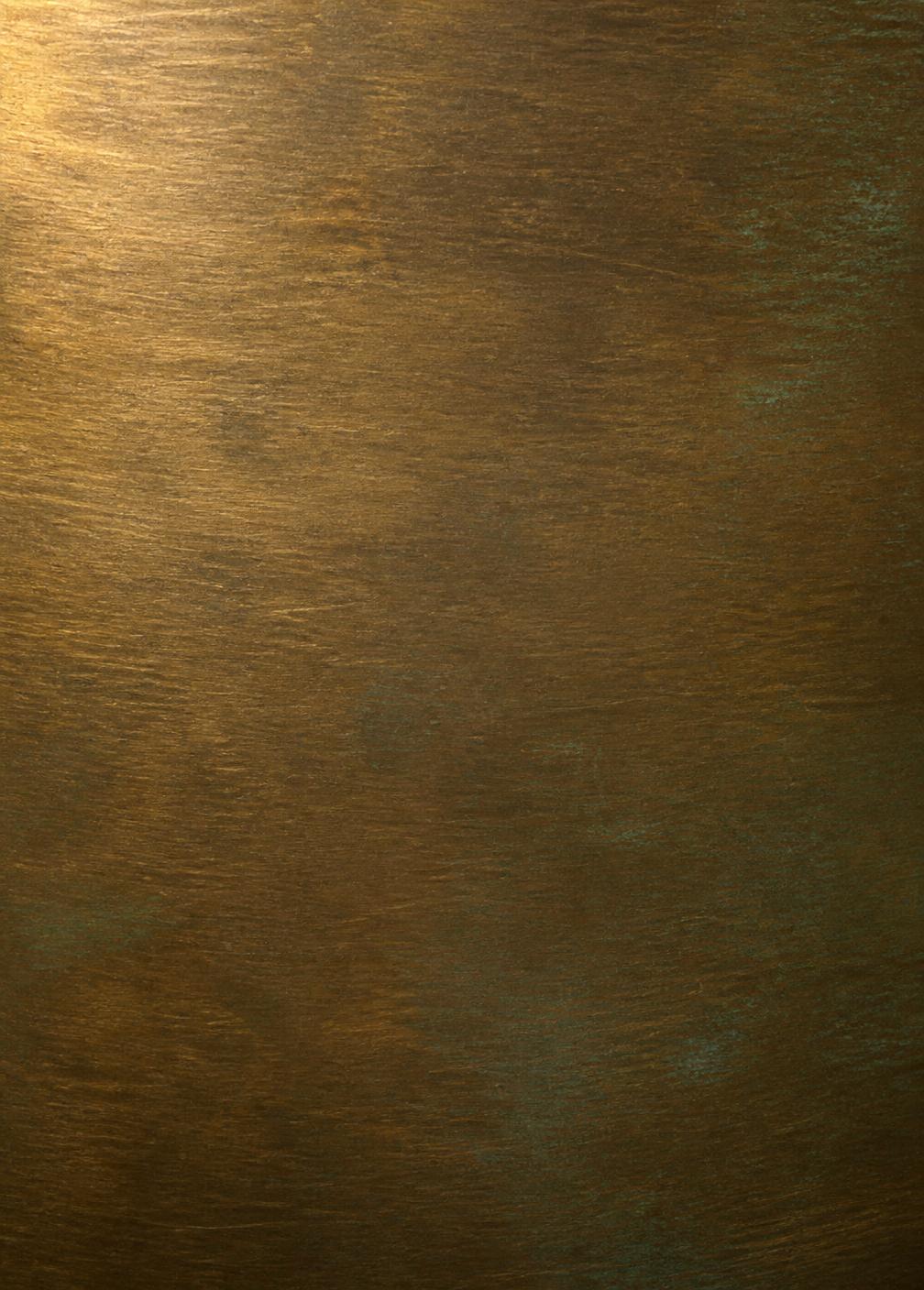 Patinated bronze sample